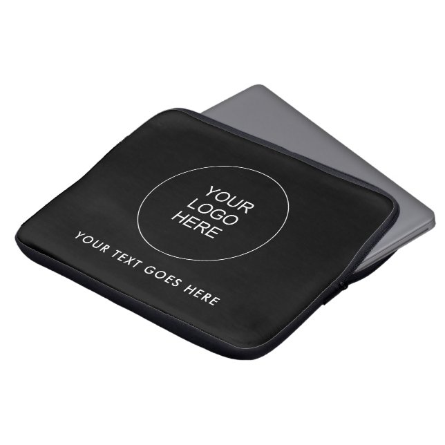 Laden Sie die Vorlage für das Logo Ihres Unternehm Laptopschutzhülle (Vorne Oben)