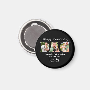 Laden Sie Foto Happy Vatertag Funny Dog Besitzer h Magnet