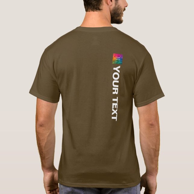 Laden Sie Foto- oder Logo-Mäuse - Modern Back Prin T-Shirt (Rückseite)