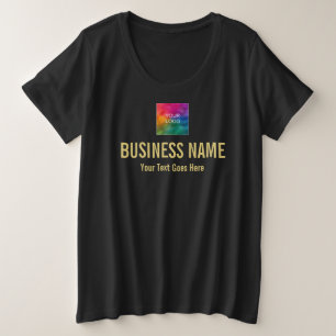 Laden Sie hier Ihr eigenes Logo hoch Große Größe T-Shirt