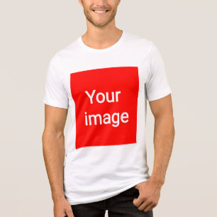 Laden Sie Ihr Benutzerdefiniertes Bild Hoch – Pers Tri-Blend Shirt