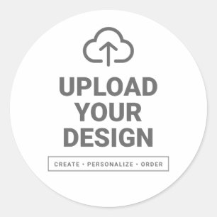 Laden Sie Ihr Design hoch Runder Aufkleber