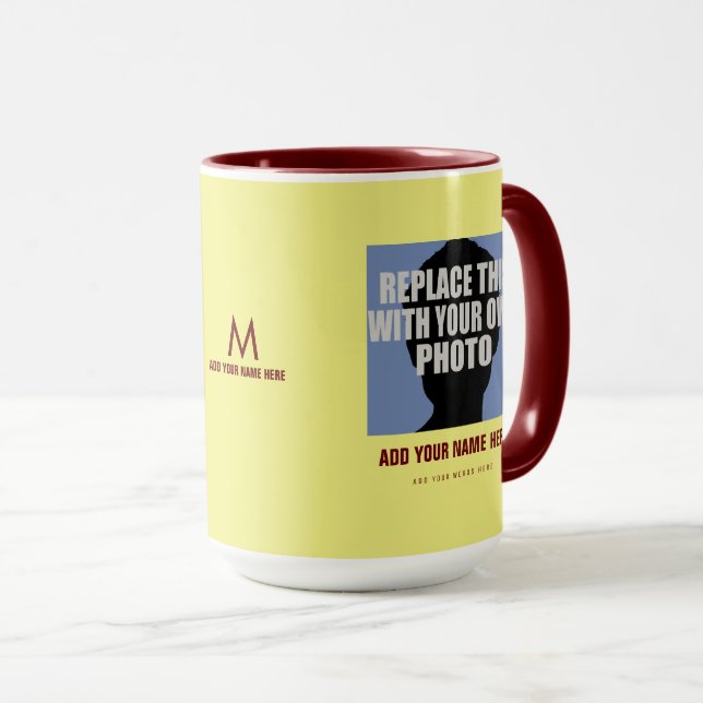 Laden Sie Ihr eigenes Bild hoch, erstellen Sie Fot Tasse (VorderseiteRechts)