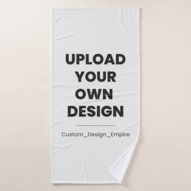 Laden Sie Ihr eigenes Design hier hoch | Benutzerd Badehandtuch (Badehandtuch)