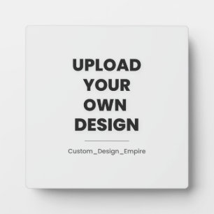 Laden Sie Ihr eigenes Design hier hoch Benutzerd Fotoplatte