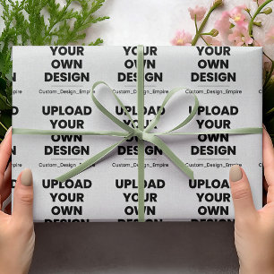 Laden Sie Ihr eigenes Design hier hoch Benutzerd Geschenkpapier
