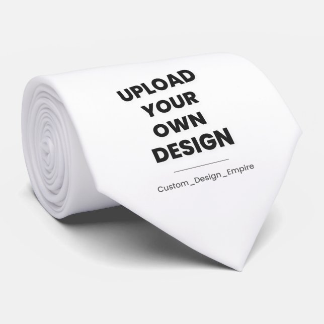 Laden Sie Ihr eigenes Design hier hoch | Benutzerd Krawatte (Gerollt)