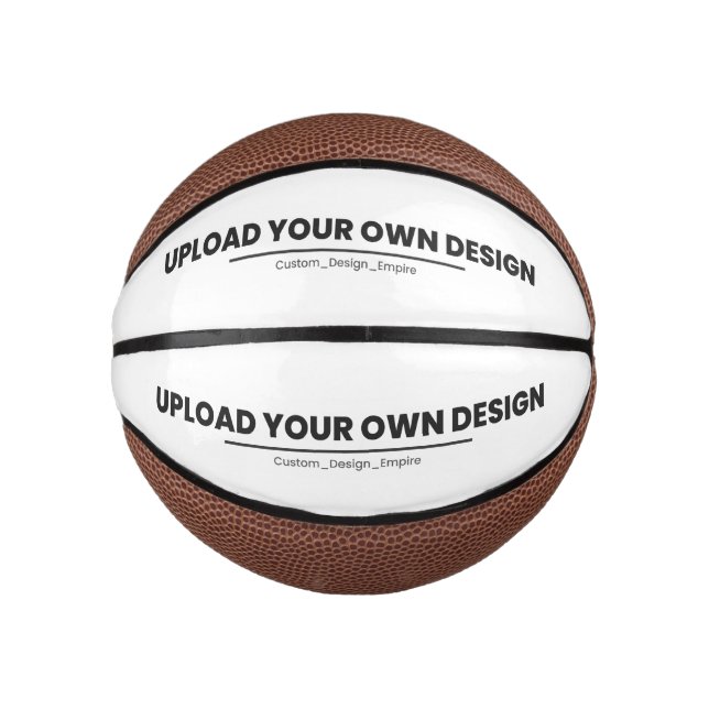 Laden Sie Ihr eigenes Design hier hoch | Benutzerd Mini Basketball (Vorderseite)