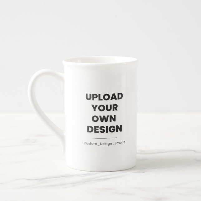 Laden Sie Ihr eigenes Design hier hoch | Benutzerd Prozellantasse (Links)