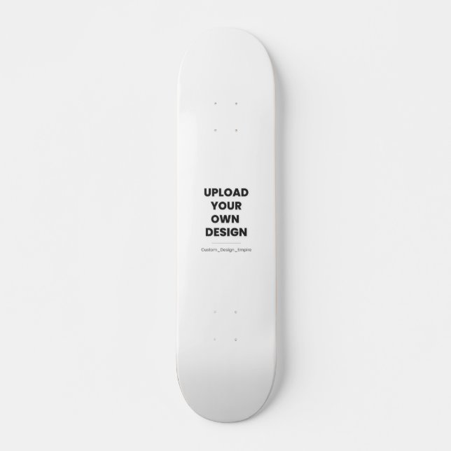 Laden Sie Ihr eigenes Design hier hoch | Benutzerd Skateboard (Vorne)