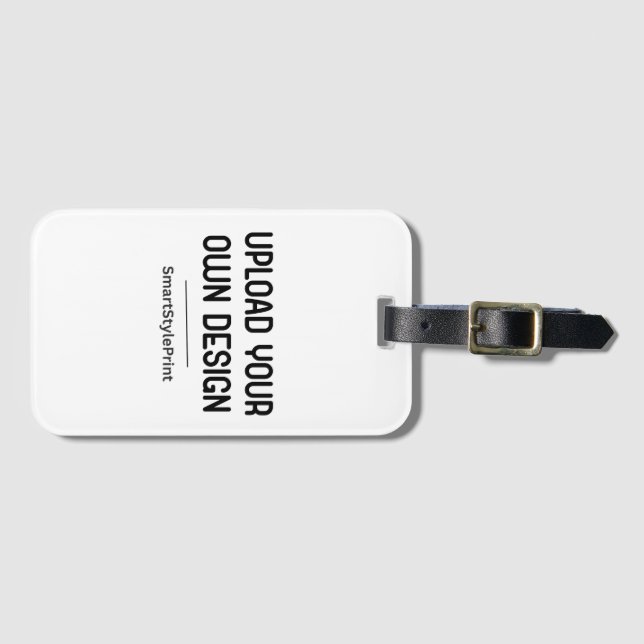 Laden Sie Ihr eigenes Design hoch | Personalisiert Gepäckanhänger (Vorderseite (Horizontal))