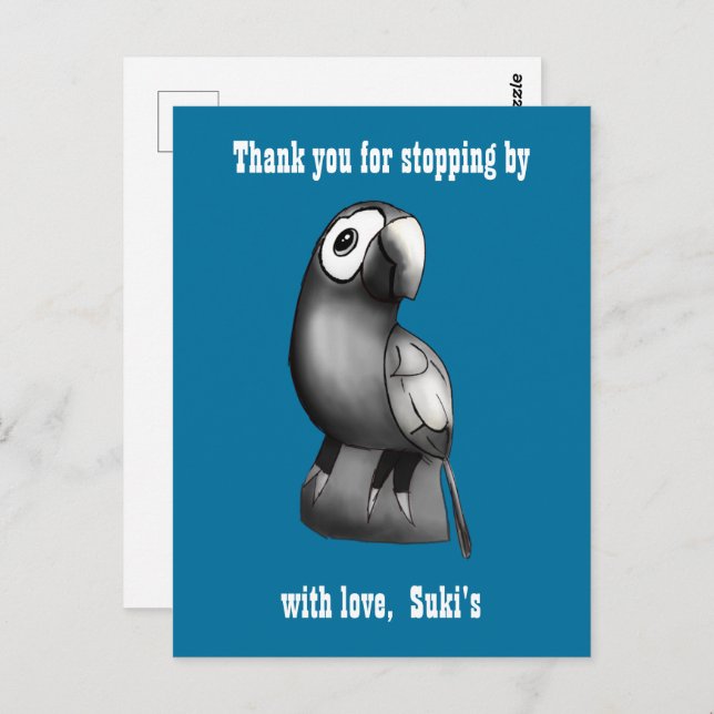 Laden Sie Ihr eigenes Gezeichnet Bild oder Logo ho Postkarte (Vorne/Hinten)