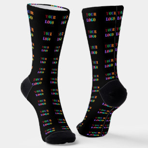 Laden Sie Ihr eigenes Logo - Marken-Socken - Farbe Socken