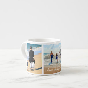 Laden Sie Ihr Familienfoto-Collage Espresso-Tasse Espressotasse