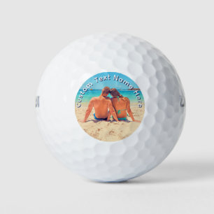 Laden Sie Ihr Foto Golfbälle Stempel Benutzerdefin