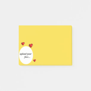 Laden Sie Ihr Foto hoch Post-it Klebezettel