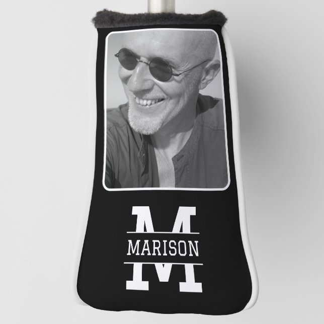 Laden Sie Ihr Foto mit Monogramm hoch Golf Headcover (Rotieren 90)