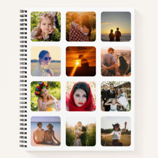 Laden Sie Ihr Foto-Notebook hoch Notizbuch