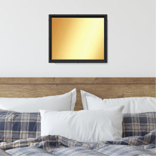 Laden Sie Ihr Foto oder Logo auf goldenem Hintergr Leinwanddruck