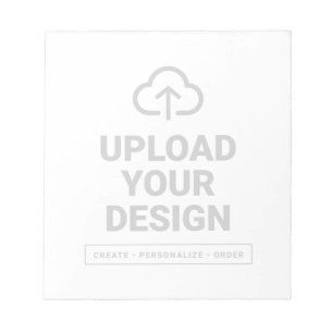 Laden Sie Ihr individuelles Design hoch Notizblock
