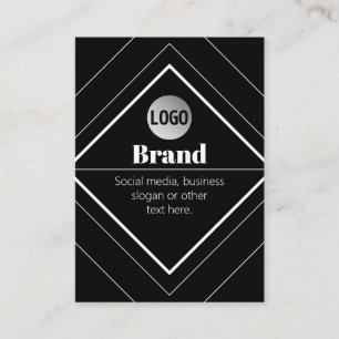 Laden Sie Ihr Logo & anpassbaren Textdesign hoch Visitenkarte