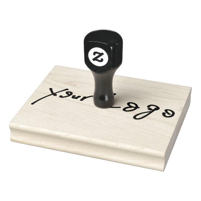 Laden Sie Ihr Logo-Business-Logo oder -Bild herunt Gummistempel (Stempel)