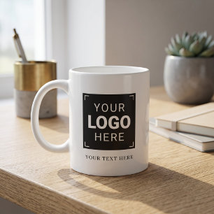Laden Sie Ihr Markenlogo hoch Kaffeetasse