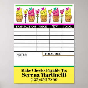 Laden Sie Ihr Rechnungsformular herunter Poster