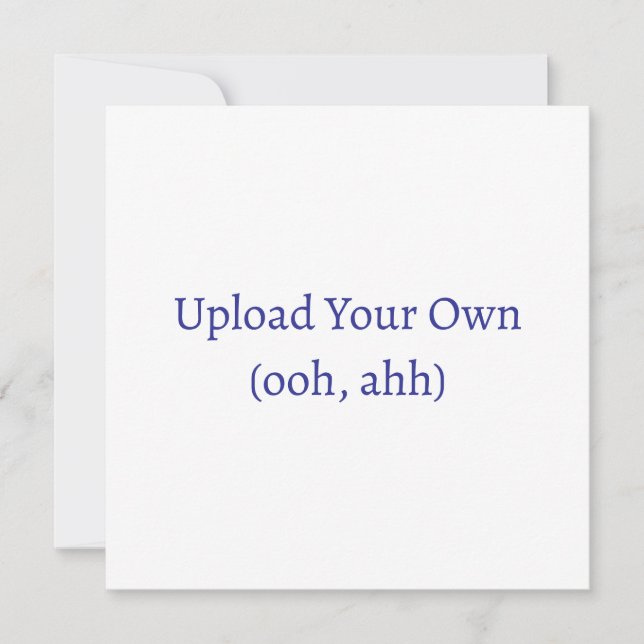 Laden Sie Ihre eigene, DIY-Karte oder Einladung ho (Vorderseite)