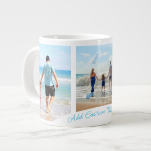 Laden Sie Ihre eigene Fotocollage-Mug-Geschenke mi Jumbo-Tasse