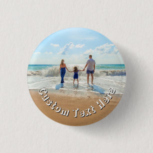 Laden Sie Ihre Foto-Schaltfläche Geschenk Personal Button