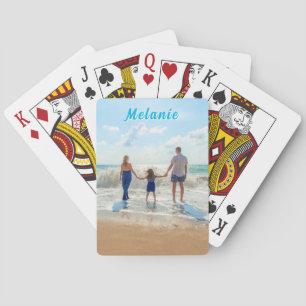 Laden Sie Ihre Foto-Spielkarten-Geschenkkarte mit  Spielkarten