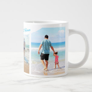 Laden Sie Ihre Fotocollage-Kaffeetasse Geschenk Te Jumbo-Tasse