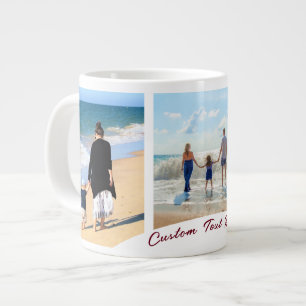 Laden Sie Ihre Fotocollage-Kaffeetasse mit individ Jumbo-Tasse