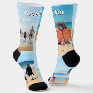 Laden Sie Ihre Fotocollage-Socken-Geschenke mit Te Socken