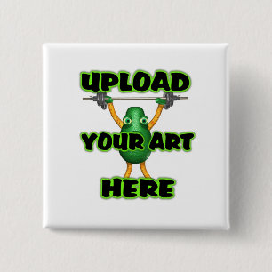 Laden Sie Ihre Kunst auf kundenspezifischen zazzle Button