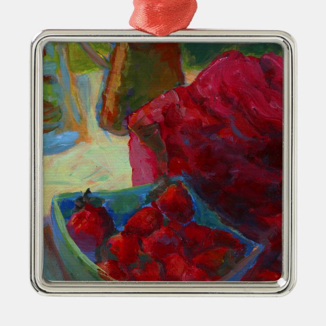 Laden Sie Ihre Kunstwerke hoch | Benutzerdefiniert Ornament Aus Metall (Vorne)