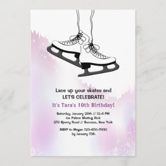 Laden Sie Ihre Skate ein (weiß) Einladung