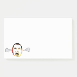 Laden Sie Ihre wütende Grafik hoch Post-it Klebezettel