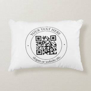 Laden Sie Ihren eigenen QR-Code und anpassbaren Te Dekokissen