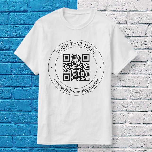 Laden Sie Ihren eigenen QR-Code und Ihren anpassba T-Shirt (Von Creator hochgeladen)
