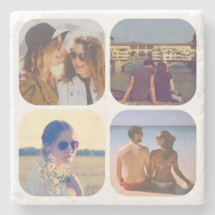 Laden Sie Ihren Foto Stein-Untersetzer hoch Steinuntersetzer