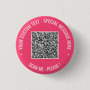 Laden Sie Ihren QR-Code mit individuellem Text - W Button
