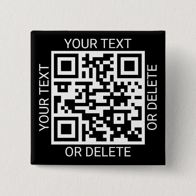 Laden Sie Ihren QR Code Moderne Website hoch oder  Button (Vorderseite)