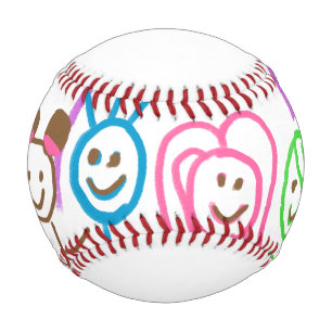 Laden Sie Kinder hoch, in denen Kids-Artwork Gezei Baseball