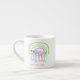 Laden Sie Kinder hoch, in denen Kids-Artwork Gezei Espressotasse