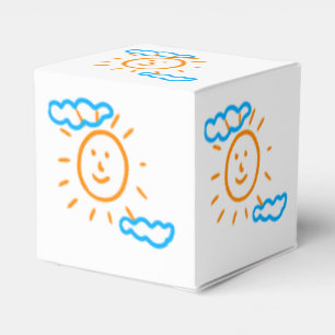 Laden Sie Kinder hoch, in denen Kids-Artwork Gezei Geschenkschachtel