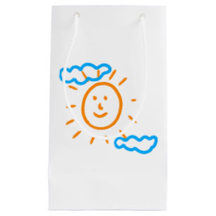Laden Sie Kinder hoch, in denen Kids-Artwork Gezei Kleine Geschenktüte