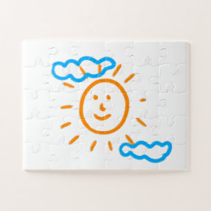 Laden Sie Kinder hoch, in denen Kids-Artwork Gezei Puzzle