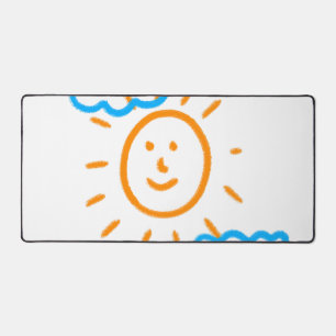 Laden Sie Kinder hoch, in denen Kids-Artwork Gezei Schreibtischunterlage